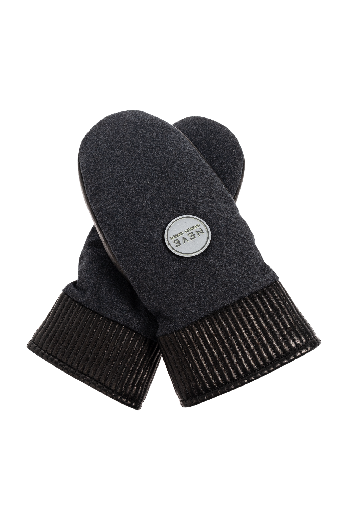 Black Gloves with logo Giorgio Armani - Vitkac France